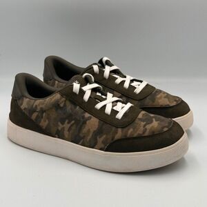 Kizik Camo Lace Up Sneakers Big Kids 6.5 Womens 8 Youth Casual Comfort Shoes